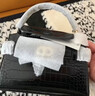CHARLES&KEITH鳄鱼纹凯莉包手提斜挎婚包包女包生日礼物CK2-50270880-1 Black黑色 S 实拍图