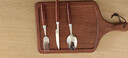 京东京造 勺子 刀叉汤勺水果叉西餐牛排不锈钢【乌檀木柄】三件套 实拍图