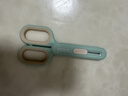 离草多功能剪刀小刀二合一组合装两用不锈钢办公家用裁剪刀学生宿舍拆快递剪子 奶绿色1把 实拍图