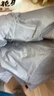 蕉趣（BANANA TRIP）一次性雨衣(全新料)加厚成人户外连帽四排扣连体雨披 蓝色1个装 实拍图
