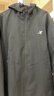 特步防泼水外套春夏新款男夹克上衣跑步服户外骑行服双层风衣运动服 0106常规-正黑色-经典简约 L 实拍图