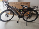 金武端自行车成人山地车公路赛车单车骑行变速超轻越野中学生初中青少年 顶配版-辐条轮-黑白色 26寸21速 实拍图