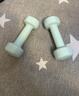 Keep哑铃女士健身家用彩色浸塑环保手铃亚铃全身塑形浅绿1.5kg*2 实拍图