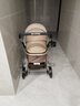 ANGI BABY婴儿推车可坐可躺婴儿车轻便折叠新生儿减震高景观双向儿童手推车 轻奢香槟金【一键收车+四轮EVA】 实拍图