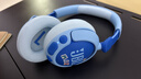 JBL JR470NC 头戴式蓝牙儿童耳机 主动降噪学习网课益智背书APP控制亲子教育 飞机高铁旅行礼物 蓝色 实拍图