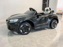 星辰皓奥迪儿童电动车四驱汽车遥控四轮宝宝玩具车可坐人童车RSGT 黑色+四驱+遥控+摇摆+皮座+软轮 实拍图