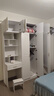 熠梵森【包安装】实木质衣柜卧室平开门欧式衣橱带梳妆台三门大衣柜子 【五门】主柜+顶柜+梳妆台 实拍图