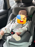 京东京造儿童安全座椅汽车0-6-12岁婴儿宝宝i-Safe双通风 商务舱3.0典雅灰 实拍图