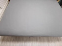 京东京造 悦柔床笠 120g加厚耐用磨毛A类床罩床垫保护套 1.5米床 科技灰 实拍图