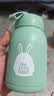 【京东物流送货上门】萌萌兔卡通水杯女牛奶玻璃杯创意便携杯子 蓝色萌萌兔 330ml 1只 实拍图