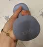 Keep哑铃女男健身家用彩色浸塑环保手铃亚铃全身塑形水蓝2kg*2 实拍图