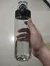 京东京造 运动水杯Tritan大容量运动水壶夏季学生塑料杯【防漏水】黑600ml 实拍图
