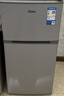 美的（Midea）112L两门小冰箱灰色双温小冰箱迷你家用宿舍租房灵活摆放节能低音深冷速冻 BCD-112CM 实拍图