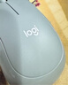 罗技（Logitech）M221 轻音鼠标 无线鼠标 办公鼠标 对称鼠标 带无线微型接收器 薄荷绿 实拍图