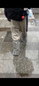 七海秋一次性雨鞋套防水防滑雨靴脚套加厚塑料男女通用鞋套长筒灰20只装 实拍图
