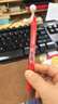 uni三菱【热门商品】 uni-ball UMN-105按动红色中性笔0.5mm红笔签字笔商务学生考试专用水性笔 1支 实拍图