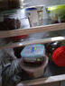 GLASSLOCK韩国进口耐热钢化玻璃饭盒冰箱冷冻微波炉大容量保鲜盒 正方透明盖蓝圈490ml 实拍图