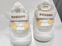 巴布豆（BOBDOG）学步鞋婴儿男女童宝宝鞋子1-3岁2夏季透气单网步前机能鞋防滑软底 b223米色【单网镂空】 20 码内长14.3cm 实拍图