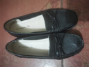 红蜻蜓牛皮妈妈鞋中老年女单鞋软底不累脚宽头女鞋WTB23310黑色39 实拍图