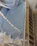 优乐博（ULOP）婴儿床实木无漆可移动拼接宝宝床多功能带尿布台新生儿bb摇摇床 婴儿床[送皇冠5件套+蚊帐+棕垫] 实拍图