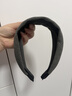 皇家密码灰色宽边发箍新款压发发带高颅顶头箍日常外戴发捆发卡头饰 实拍图