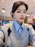 DAISY DREAM赵露思同款双面珍珠耳环女前后两戴轻奢耳钉高级耳饰品S925银针 白色大小珍珠耳环【925银针】 实拍图