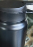 八千行 闷茶壶316不锈钢焖茶保温泡茶壶陶瓷内胆水分离老白焖泡杯带滤网 【黑色】316不锈钢内胆- 1000ml 实拍图