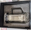希诺双层玻璃杯带把手高档泡茶杯子男家用办公透明水杯XN-6723 450mL 实拍图