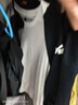 凡客诚品（VANCL）纯棉长袖T恤男春秋季圆领内搭衣服休闲宽松透气打底衫 白色 2XL 实拍图