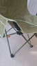 野徒者户外折叠椅露营椅子躺椅便携折叠月亮椅小凳子折叠凳钓鱼凳 冬竹青【三挡调节】加宽座面 出口质量加粗 实拍图
