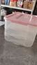新款饺子盒家用食品级冷冻专用盒密封保鲜馄饨速冻厨房冰箱收纳盒 饺子盒1盖3层（随机色） 马卡龙色盖 实拍图