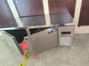 扬子冷藏工作台操作台冰柜商用保鲜工作台水吧台奶茶店设备全套平冷不锈钢冷藏冷冻柜冰箱厨房 冷冻款｜一级能效｜铜管制冷｜中梁加热｜不锈钢台面 长1.8M*宽0.8M*高0.8M 实拍图