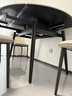 顾家家居（KUKA）岩板餐桌椅子现代简约可伸缩折叠饭桌家用餐桌椅组合7209亮光 【卡斯高金亮色】1.35M餐台+折耳灰椅*6 实拍图