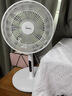美的（Midea）【幸运草安睡1S】一级能效直流变频声控电风扇家用遥控卧室静音落地扇台式桌面抗菌大风力转页扇 实拍图