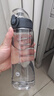 京东京造 运动水杯Tritan大容量运动水壶夏季学生塑料杯【防漏水】黑600ml 实拍图