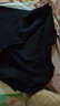 【京东直采】男士圆领短袖特级纯棉t恤短袖女服装真5折专场 黑色（短袖） S （80-95斤） 实拍图