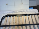 洁丽雅（Grace）A类抗菌夹棉床笠可水洗床罩床垫保护套 奶白1.8米 实拍图