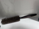 褚铁匠（smithchu）发廊专业卷发梳子猪鬃毛内扣蓬松梳子吹头发长直发大波浪造型滚梳 直纹款梳齿 小号  直径17+鬃毛长10+尼龙齿14 实拍图