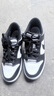 耐克NIKE女大童休闲板鞋 DUNK 运动鞋CW1590-100白黑40 实拍图