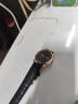 正品男士手表高档休闲石英表简约气质男表皮带高颜值罗马时尚腕表 黑色运动款 实拍图