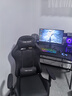 甄严选电竞椅办公椅家用舒适久坐直播座椅老板椅转椅人体工学椅电脑椅子 三代升降扶手-黑武士+乳胶 实拍图