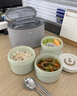 苏泊尔（SUPOR）饭盒陶瓷内胆便当盒可微波炉加热上班族学生便携餐盒四件套 实拍图