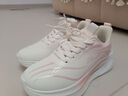回力官方女鞋网面透气运动鞋女夏季新款休闲舒适软底鞋子女 白粉 38 实拍图