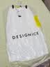 迪赛尼斯（DESIGNICE）夏季新款高腰纯色复古通勤长款伞裙a字半身裙女白色中长裙 白色 S 实拍图