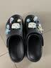 卡骆驰（CROCS）白鹿同款云朵洞洞鞋|206750 黑色-001 37/38(240mm) 实拍图