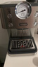 德龙（Delonghi）咖啡机 意式半自动家用15Bar泵压专业压力计 美式咖啡 快速加热技术 可调式奶泡 金属机身EM450.M 银色 小巧机身 稳定压力 定制杯量 自动关机 实拍图