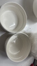 瓷魂 陶瓷烤碗燕窝盅烘焙舒芙蕾家用烤箱蒸蛋碗布丁酸奶碗 白色4只装 实拍图