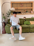 回力男鞋休闲小白鞋男2026新款夏季百搭透气网面凉鞋男耐磨运动板鞋男 白色 42 实拍图