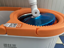 洁仕宝旋转拖把桶套装42cm5布液压杆免手洗一拖净双驱动拖布洗脱一体 实拍图