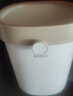 ecoco垃圾桶8L家用压圈自动打包卫生间客厅卧室厨房厕所垃圾篓E24216黄 实拍图